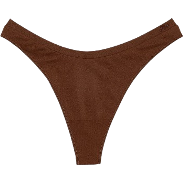 Victorias Secret PINK Nude Ganache Thong Knickers - nude ganache - X-SMALL