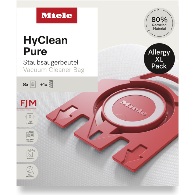 Fjm Allergy Xl Hyclean Pure Pure Dammsugarpåsar