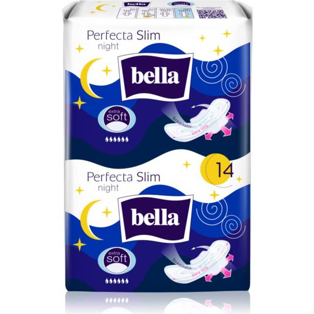 BELLA Perfecta Slim Night Extra Soft bindor 14 st.