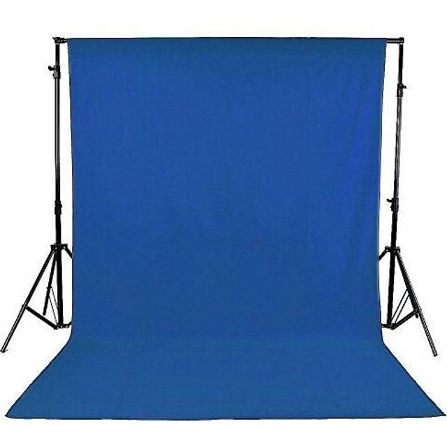 3x3m/10x10ft Photo Video Studio 100% Cotton Muslin Collapsible Backdrop Background for Photography Blue