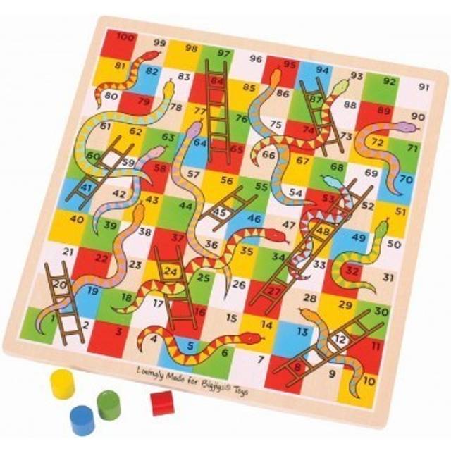 Big Jigs Toys Traditional Snakes and Ladders