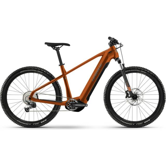 Haibike AllTrack 6 27.5 Electric Bike 2024 Papaya/Titan - Orange