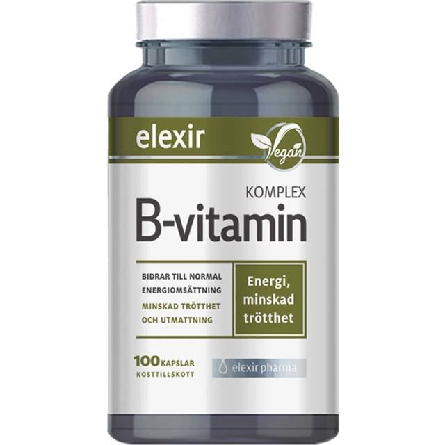 Elexir Pharma B-vitamin Komplex 100 kapslar