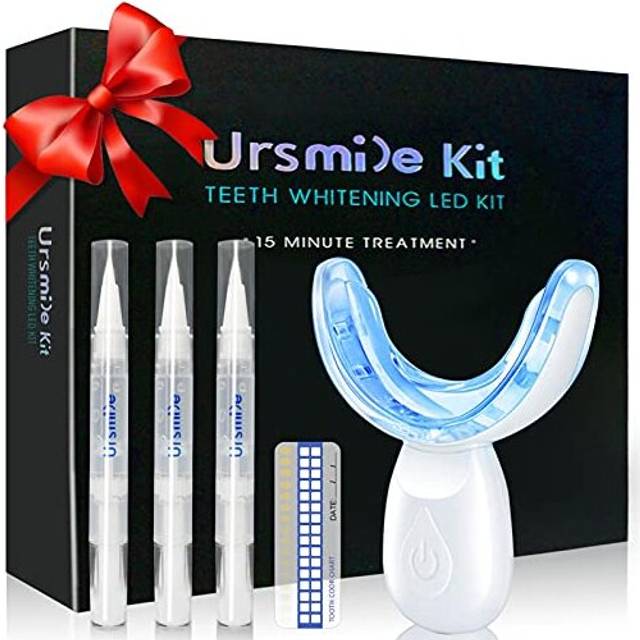 Teeth Whitening Kit with LED Light for Sensitive Teeth and Tooth Whitening System, Home Teeth Whitener with 3 Teeth Whitening Gel Refill Pe