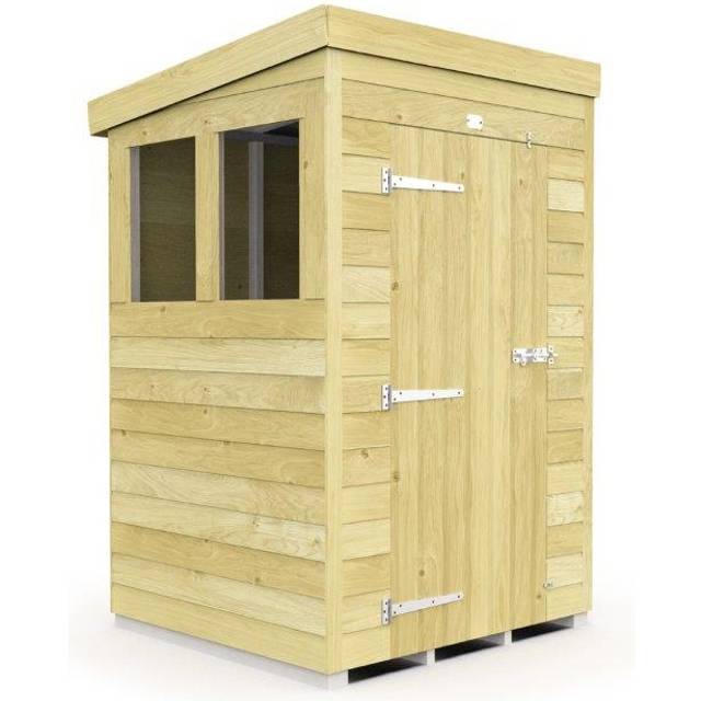 DIY Sheds Pent Shed - Single Door - 15ft x 6ft