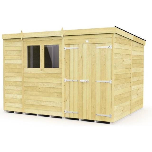 DIY Sheds Pent Shed - Double Door - 20ft x 5ft