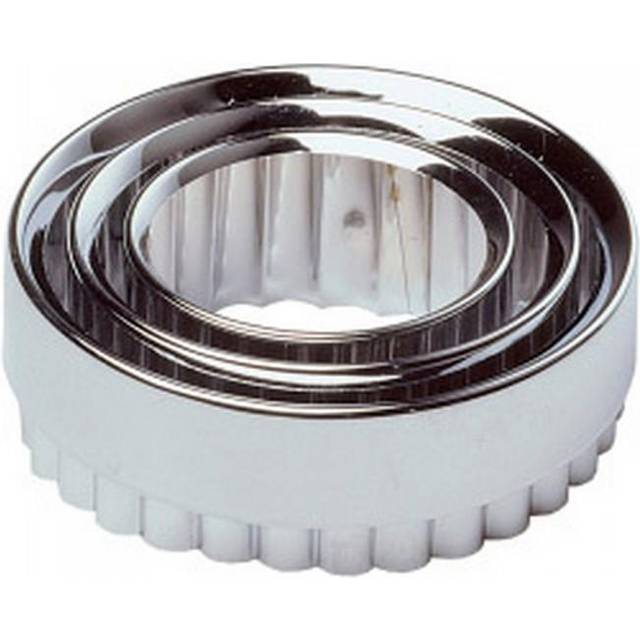 Chef Aid Pastry Cutters (Pack Of 3) One Size silver