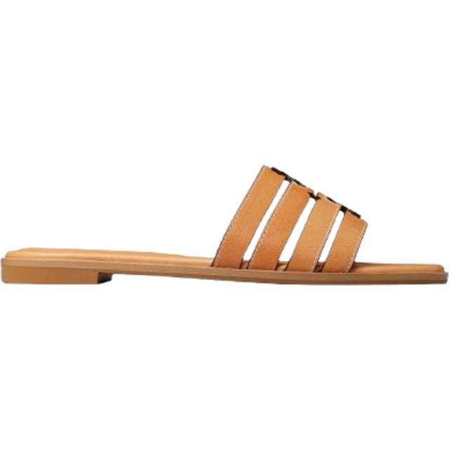 Tory Burch Women's Ines Cage Leather Sandals - UK 3.5 - Tan