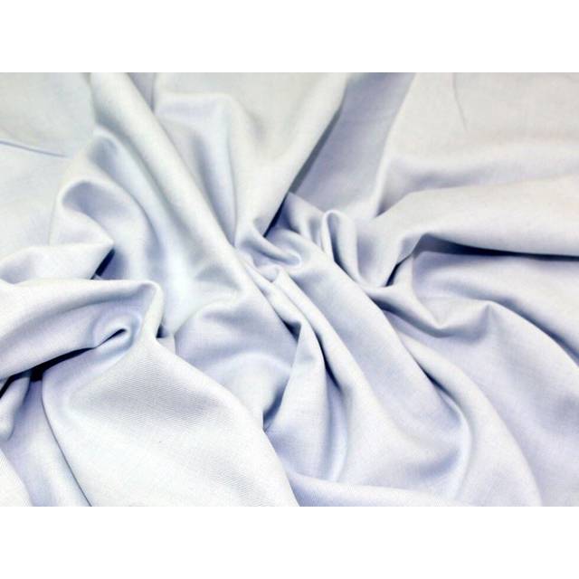 Deadstock Truella Brushed Cotton Wool Flannel Fabric Pale Blue