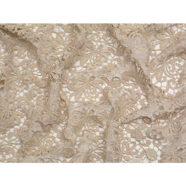 Minerva Core Range Heavy Guipure Lace Fabric Gold