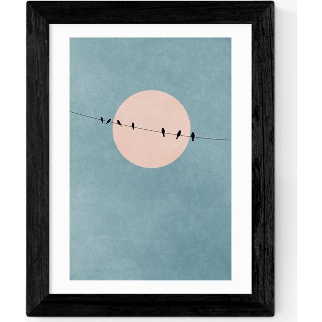 EAST END PRINTS Kubistika 'The Beauty Of Silence' Framed Print