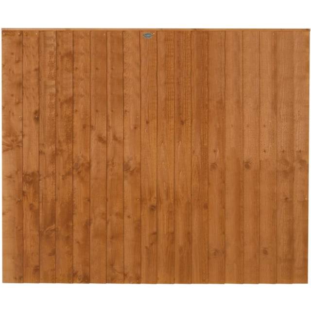 Forest Garden Dip Treated Closeboard Fence Panel - 6 x 6ft - Golden Brown