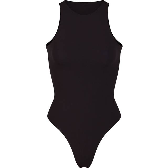 Bodysuit fits everybody high neck onyx