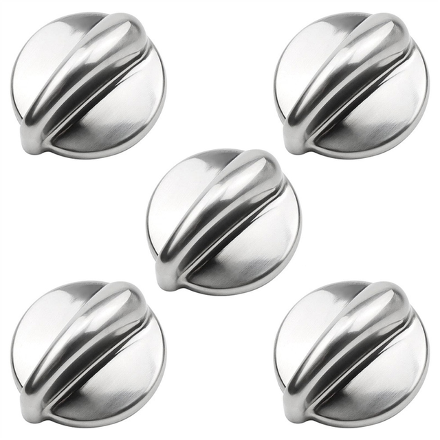 5Pcs WB03K10303 Surface Burner Control Knob Stove Knobs Replaces WB03K10208, AH3486484, EA3486484, 1810427