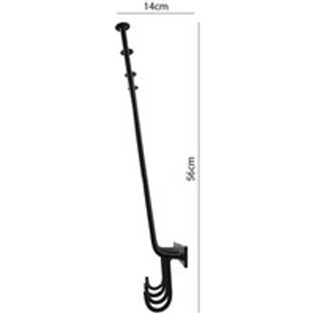 Boot Rack 56 cm Wellington With Four Hooks Holds Two Pairs Steel Garden Pride
