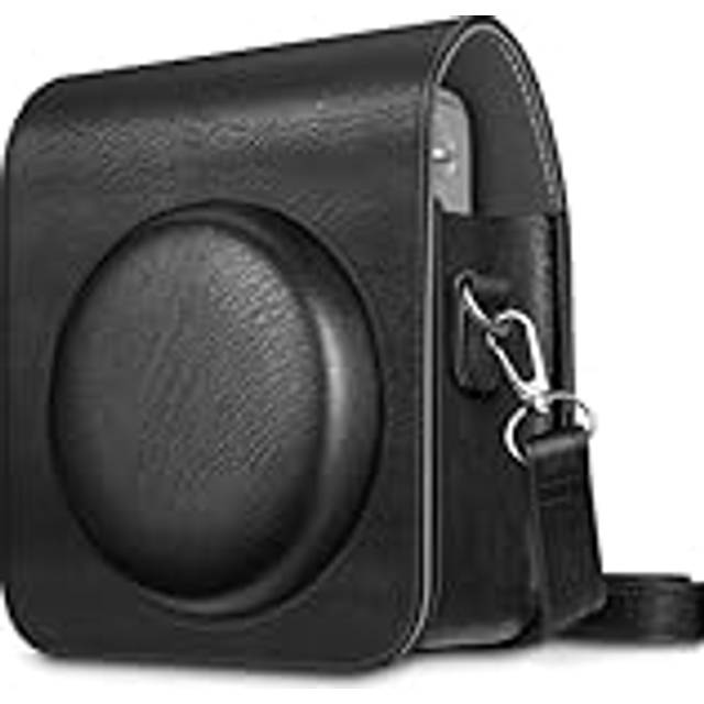 FINTIE Protective Case for Fujifilm Instax Mini 90 Neo Classic Instant Film Camera - Premium Vegan Leather Bag Cover with Removable Strap, Vintage