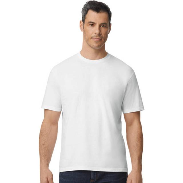 Gildan Unisex Vuxen Softstyle Vanlig mellanvikts T-shirt XL vit