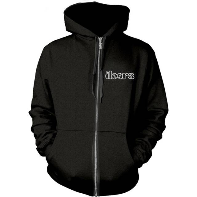 The Doors Unisex Adult Lizard King Back Print Full Zip Hoodie XXL black