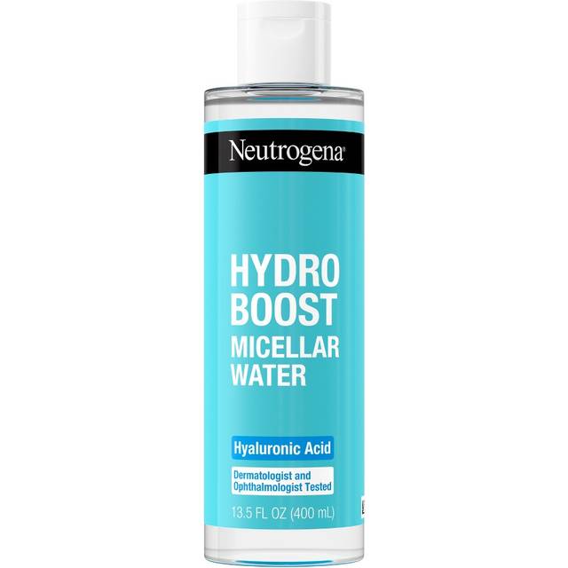 Neutrogena Hydro Boost Micellar Water with Hydrating Hyaluronic Acid  Micellar Cleansing Water for Sensitive Skin Removes Makeup  Dirt & Oil  Non