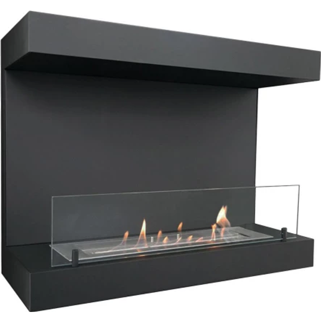 ScandiFlames Bioetanol Kamin Dakota Svart Matt
