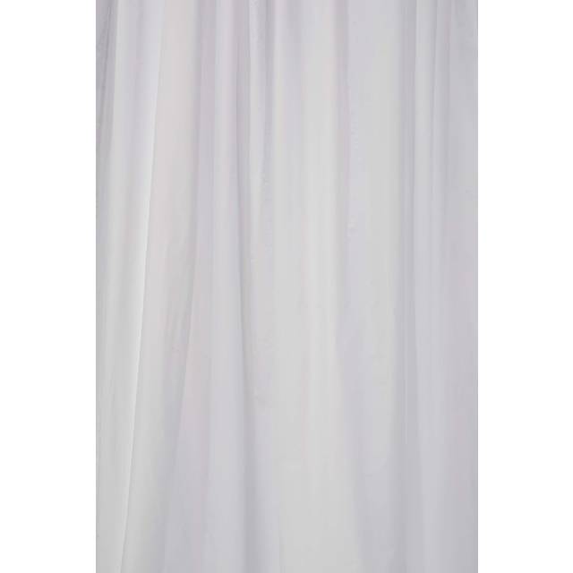 Croydex PVC Bathroom Shower Curtain - White