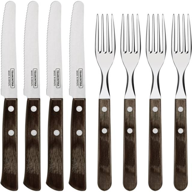 Tramontina - Bestickset 8-pack - Brun
