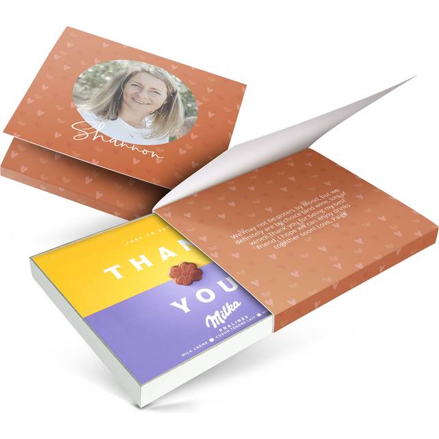 Milka Praliner - Tack så mycket - Blommor - 110 gram