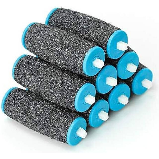 9Pcs Scholl Velvet Smooth Pedi Replacement Rollers Heads Refills, Extra Coarse for Hard Skin Remover