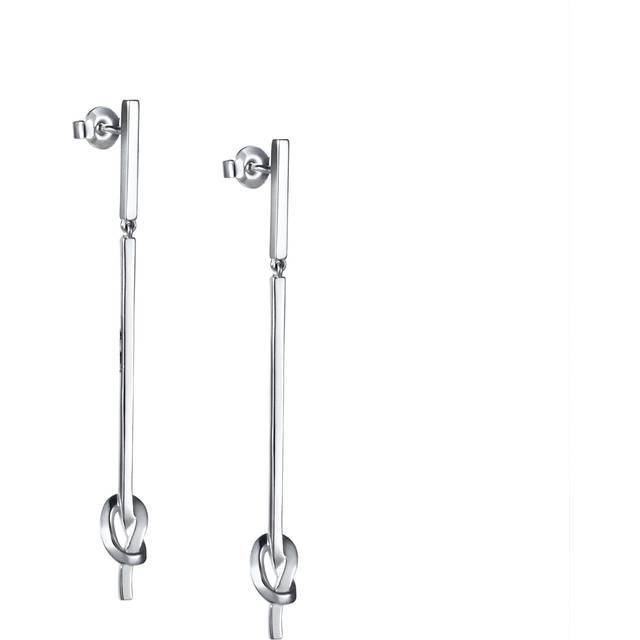 Efva Attling Love Knot Earrings ONE SIZE - SILVER