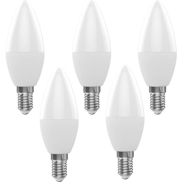 Beige 5 Wifi Smart Bulb Rgb+w+c Led Candle Bulb 5w E14 Dimmable Light Phone App Smartlife/tuya Remote Control Compatible With Alexa Google Home For Vo