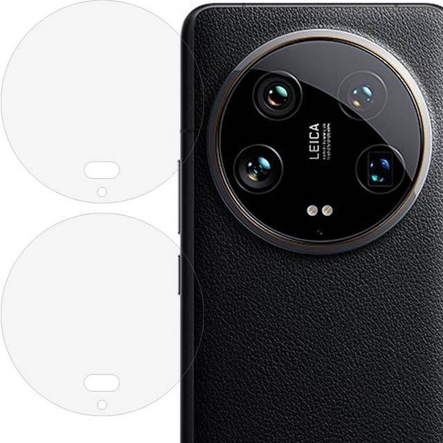 Xiaomi 14 Ultra Skyddsglas för Kameralins - 2 St - Genomskinlig
