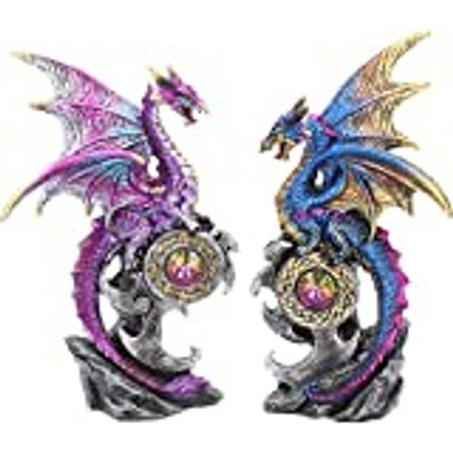 Nemesis Now Realm Protectors (Set of Two) Figurine 15cm Purple