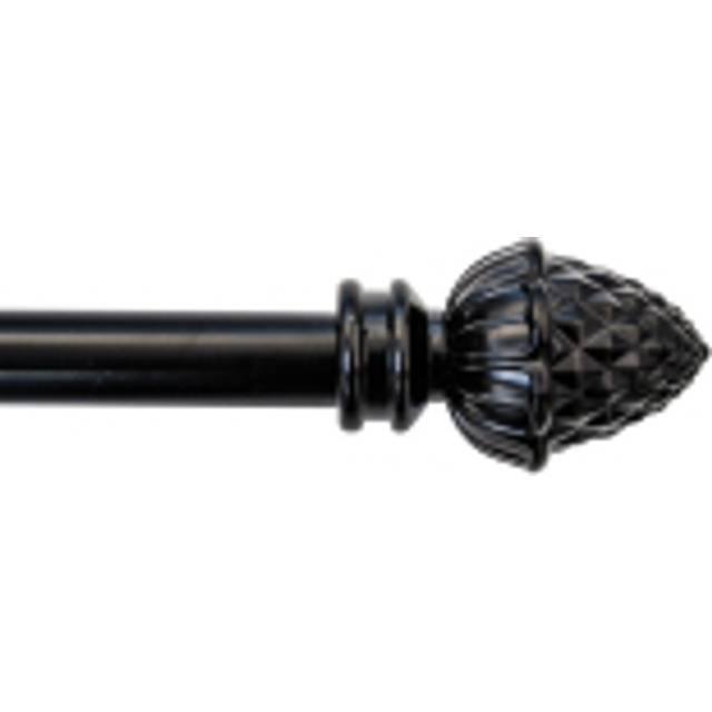 Hasta - Kotte gardinstång 130-240 cm - Svart