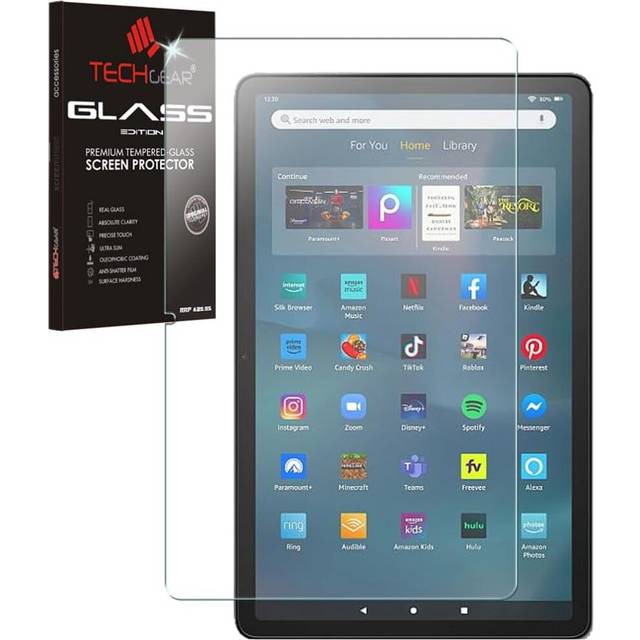 "Tempered Glass Screen Protector for All New Amazon Fire Max 11"" Tablets (2023 / 13th Generation [9H Toughness] [HD Clarity] [No-Bubble]"