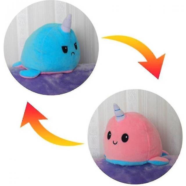 Double Sided Cat Gato Kids Plushie Animals Unicorn Flip Doll Cute Toy Peluches For Pulpos Plush