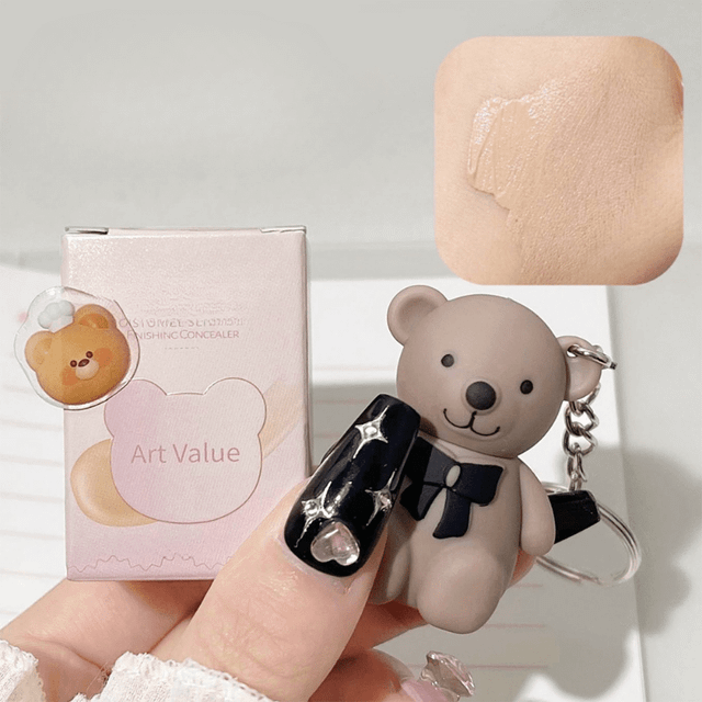 (02#) Mini Bear Foundation Liquid Matte Makeup - Moisturizing and Sensitive Skin