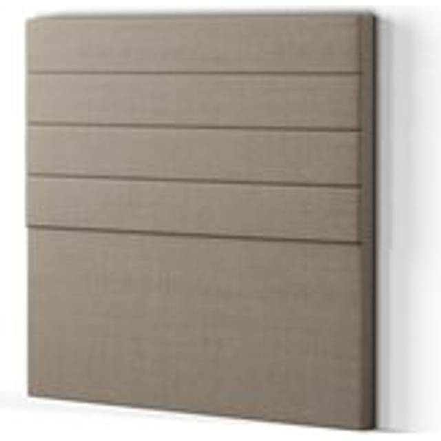 Eleganza George Double Beige Linen Floor Standing Headboard - Cream