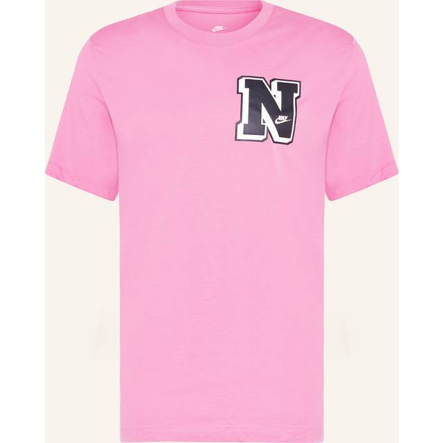 Nike, Topp, Herr, S, Läder, Lekfull Rosa Sportkläder Tee