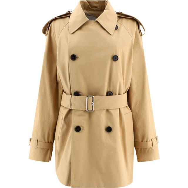 Burberry, Trench Coats, female, Beige, XS, Cotton Trench Coat