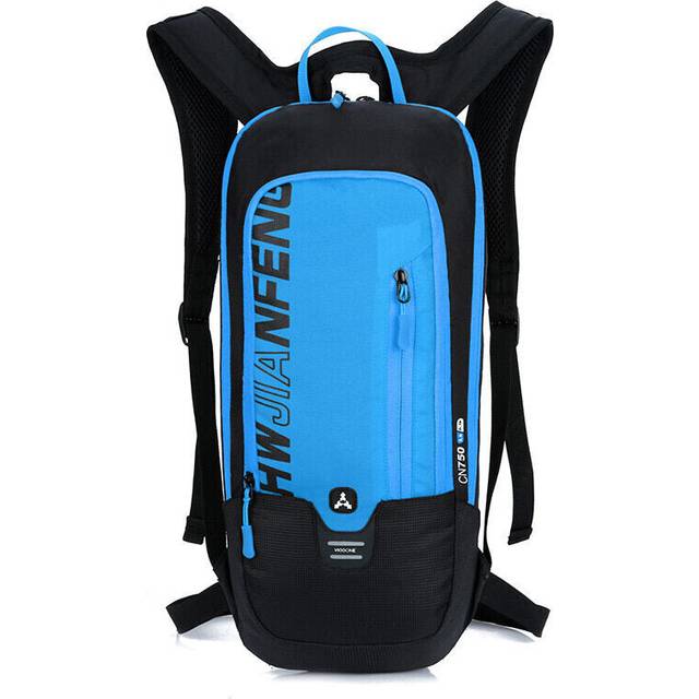 (Blue) 10L Climbing Bags Nylon Tactical Shoulder Bag Cycling Running Backpack for Water Bag