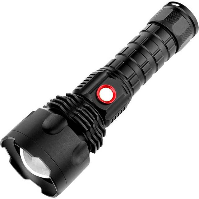 XANES P50 Zoomable Flashlight 5 Modes Waterproof USB Rechargeable Work Lamp Emergency Power Bank