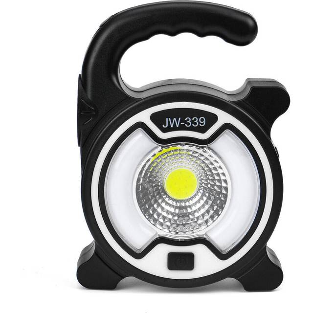 (White) 5W 1200mAh COB Camping Light Mutilfunction Flood Light Bluetooth Speakers Outdoor Working Light