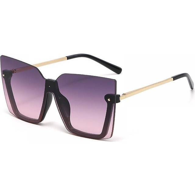 Oversized Square Sunglasses For Women Men Fashion Big Frame Shades Outdoor Sports Driving Sunnies Uv400 Protection