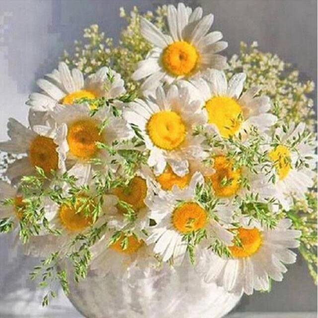 Diamond Embroidery Flowers River Fairy Round Drill Diamond Painting Cross Stitch 30x30CM
