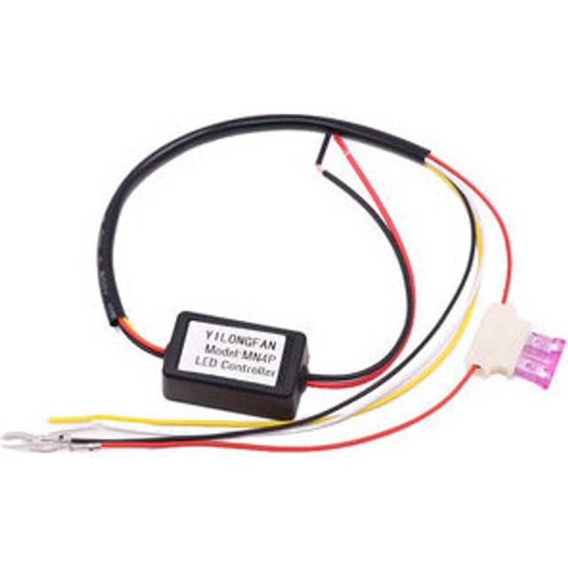 ON/OFF Dimming Automatic Dimmer LED Daytime Running Light Relay Harness DRL Controller Module