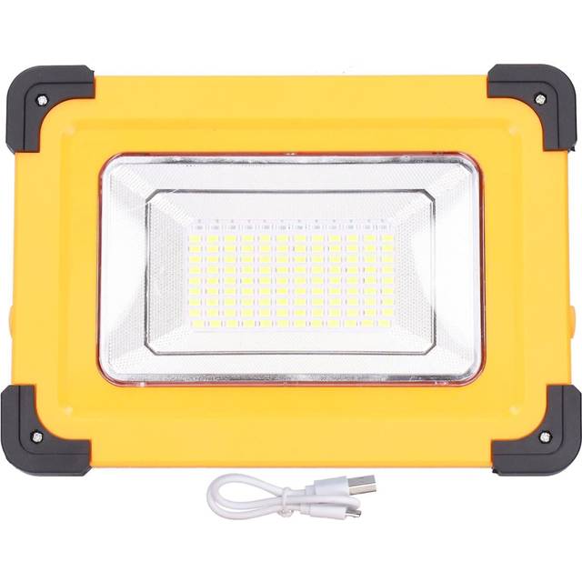 120led Work Light 5000lm Portable Solar Flood Light Ip65 Waterproof For Camping Hiking