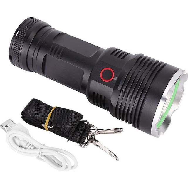 Outdoor Portable Led Usb Flashlight Torch High Brightness Camping Hunting Fishing