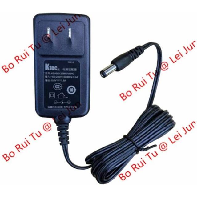 (a-Black) Laptop Adapter 5.6V 1.5A, Barrel 5.5/2.1mm, US 2-Pin Plug, KSAS0120560150HC, Emacro For 5.6V 1.5A