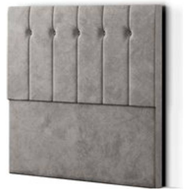 Eleganza Highland King Size Silver Plush Floor Standing Headboard