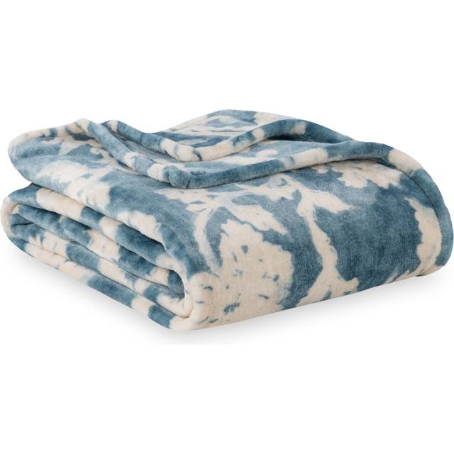 Berkshire BlanketClassic Heavyweight Soft Printed VelvetLoft Plush Blanket  FullQueen Size Soft Fuzzy Warm Blanket for Couch S